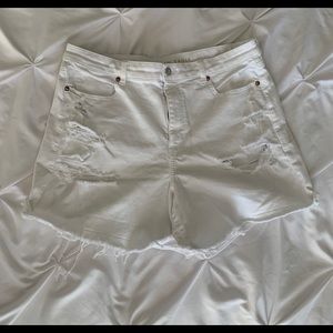 NEVER WORN AEO High Waisted Stretch Shorts